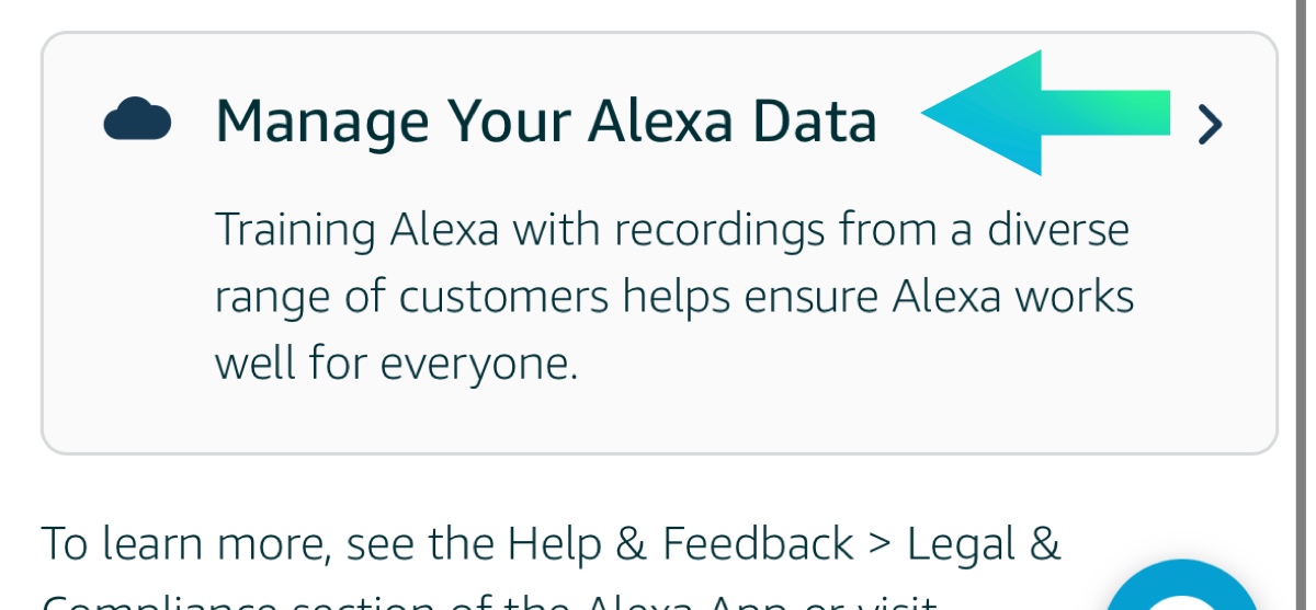 Manage Alexa data