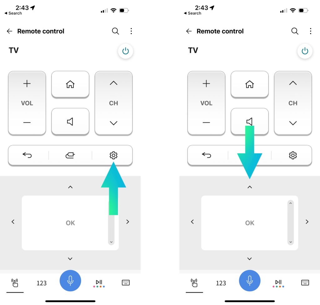 LG ThinQ app remote control