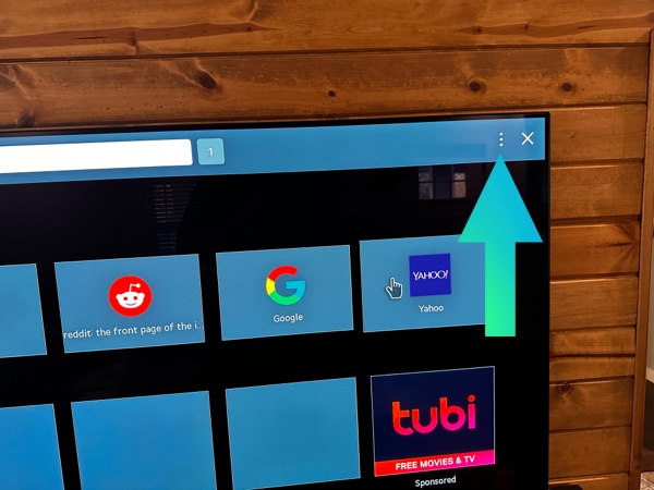 Menu on LG tv
