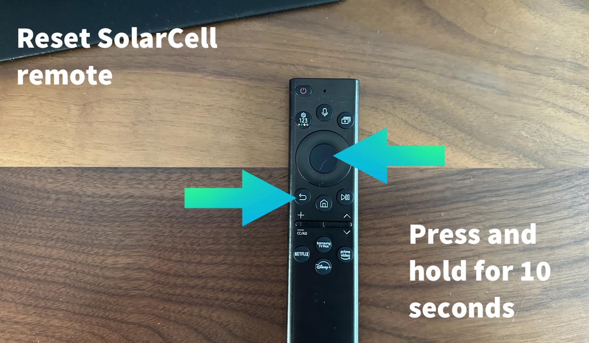 reset solarcell remote